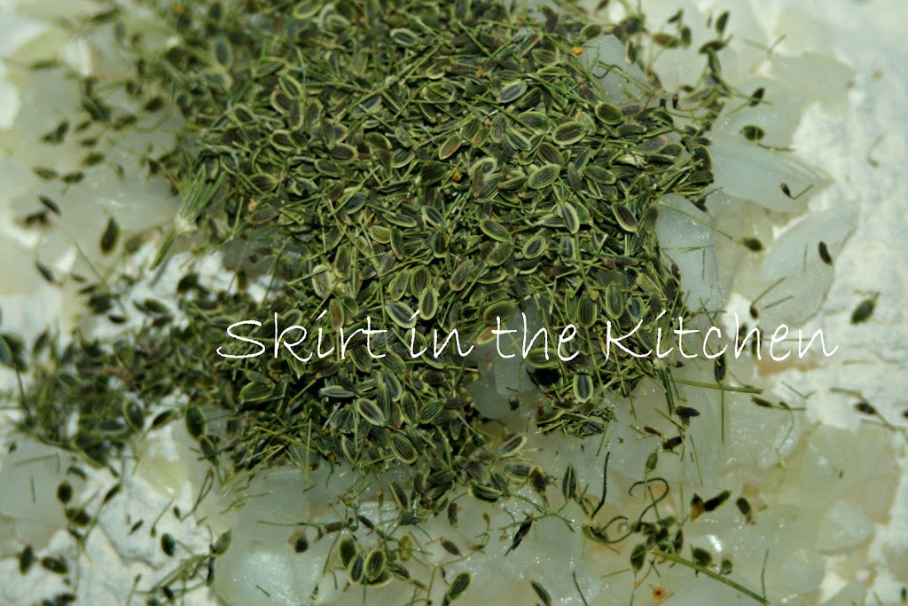 Dill Bread with Herb Dip Skirt in the Kitchen