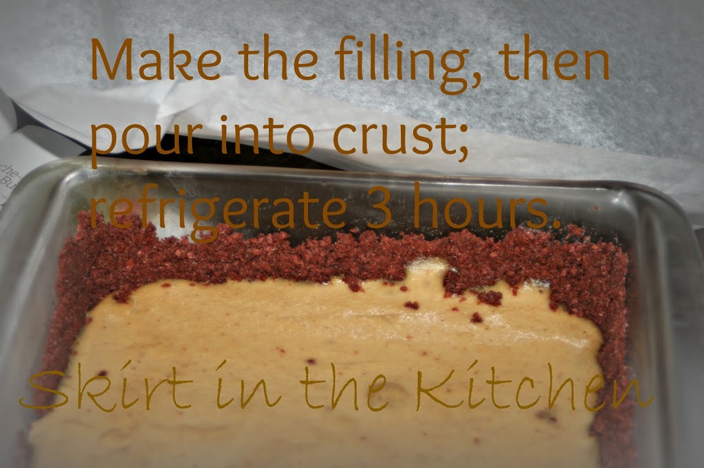 GanacheGlazed Peanut Butter Tart Skirt in the Kitchen