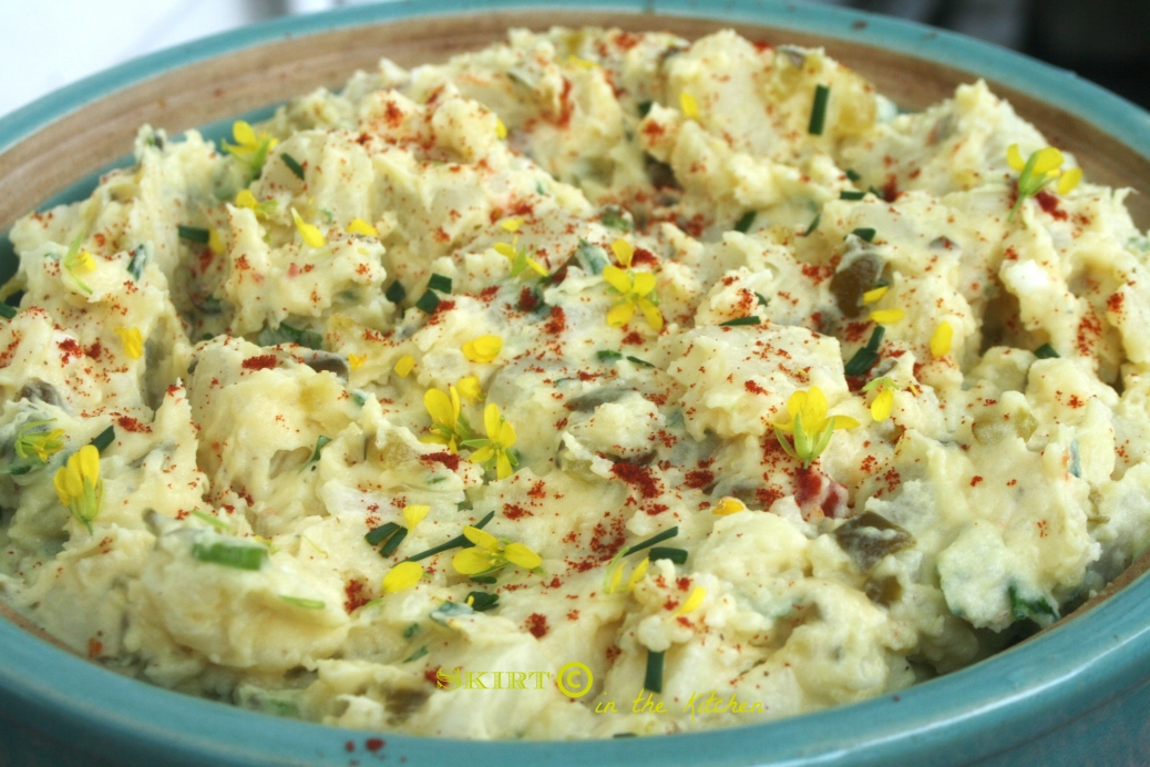 Horseradish and Asparagus Mustard Potato Salad Skirt in the Kitchen