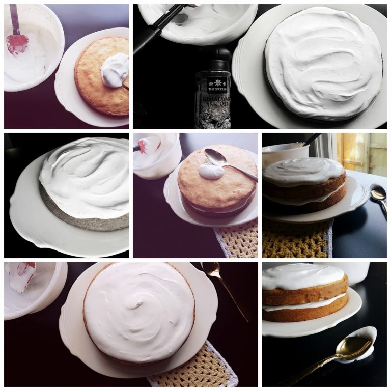 Ruby Grapefruit Coconut Cake Skirt in the Kitchen